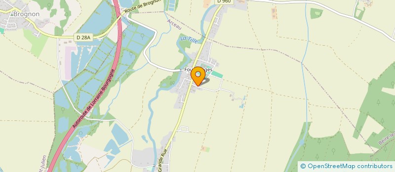 localisation de l'entreprise EARL DES FOURCHES  ARCEAU