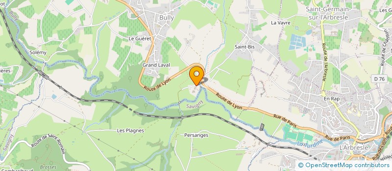 localisation de l'entreprise EARL DES FOURS à BULLY