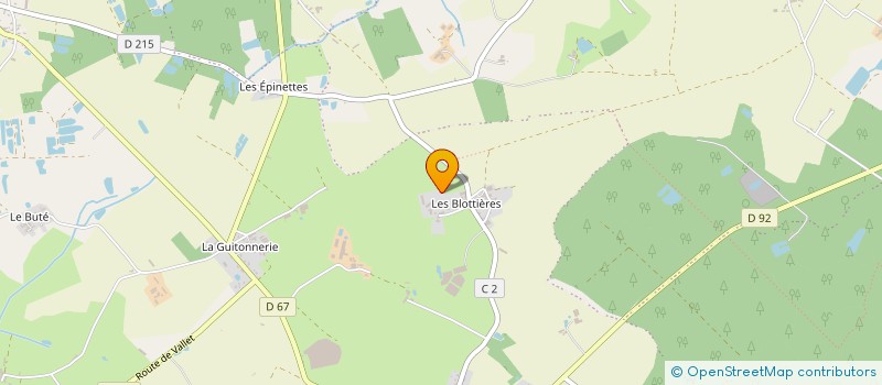 localisation de l'entreprise EARL DES FRAGONS à MONTREVAULT-SUR-EVRE