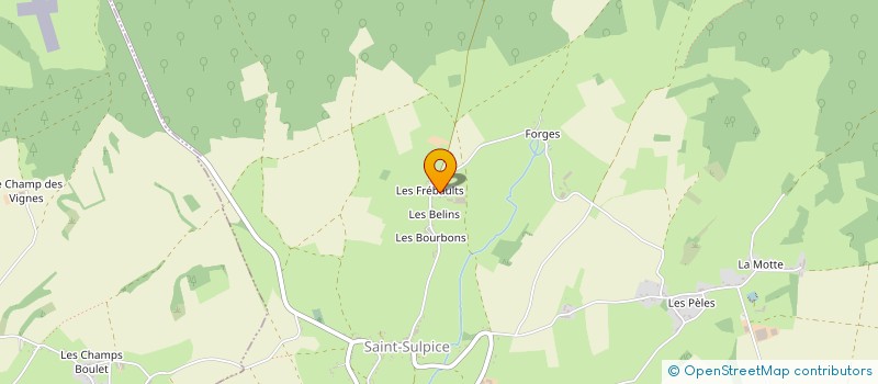localisation de l'entreprise EARL DES FREBAULTS à SAINT-SULPICE