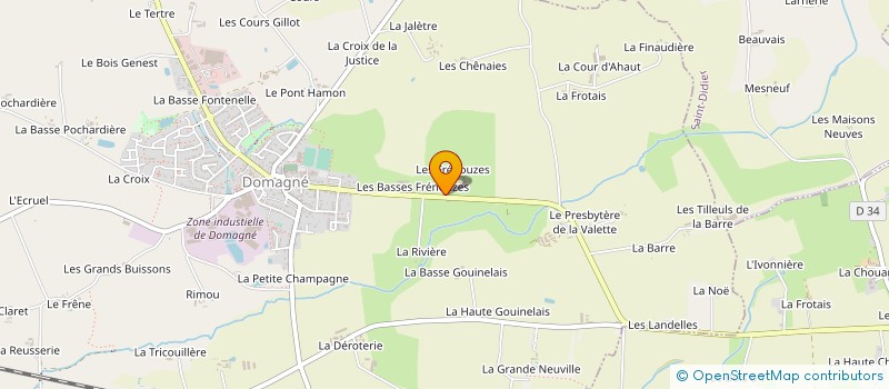 localisation de l'entreprise EARL DES FRESNOUZES à DOMAGNE