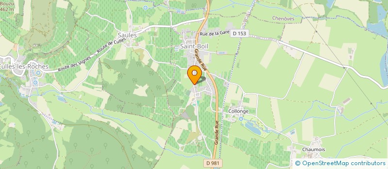 localisation de l'entreprise EARL DES FUTIFUTS  CHENOVES