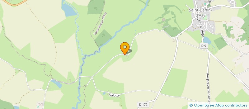 localisation de l'entreprise EARL DES GAMARDS  SAINT-BENIN-D AZY