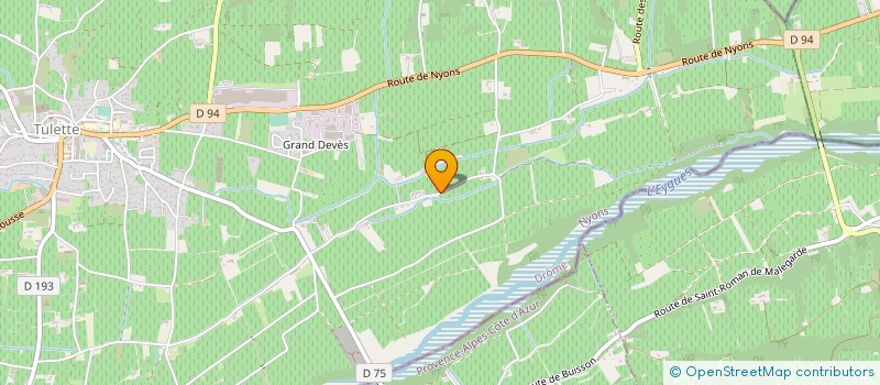 localisation de l'entreprise EARL DES GARIGUETTES  TULETTE