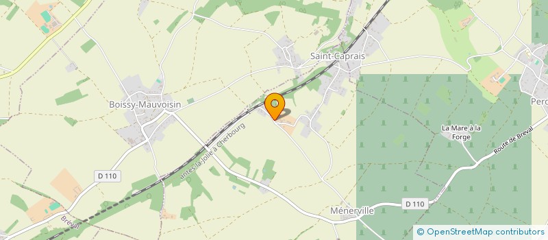 localisation de l'entreprise EARL DES GATS  MENERVILLE