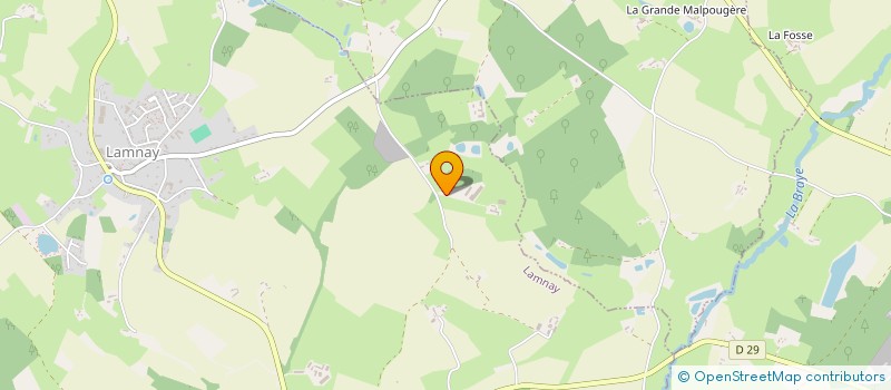 localisation de l'entreprise EARL DES GAUDARDERIES à LAMNAY