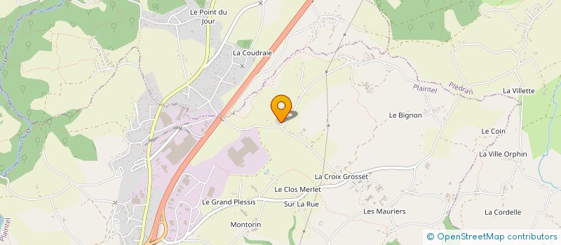 localisation de l'entreprise EARL DES GENETS à PLAINTEL