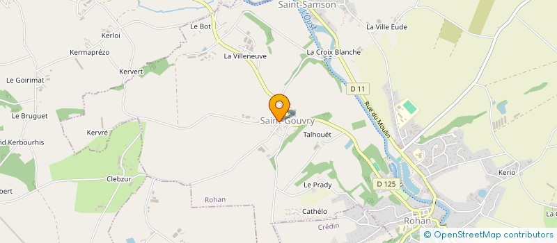 localisation de l'entreprise EARL DES GENETS à ROHAN