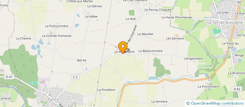 localisation de l'entreprise EARL DES GENETS D'OR à PANCE