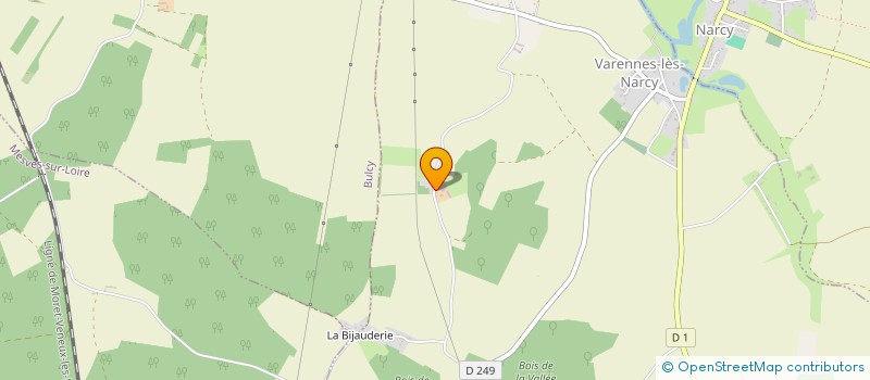 localisation de l'entreprise EARL DES GIROUX  VARENNES-LES-NARCY