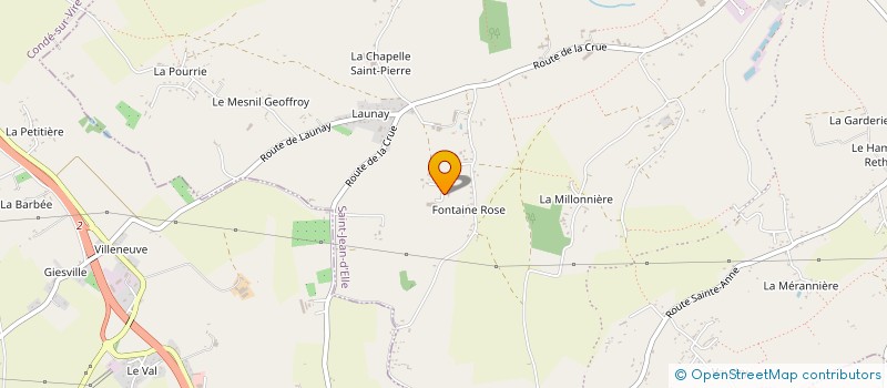 localisation de l'entreprise EARL DES GLYCINES à SAINT-JEAN-D'ELLE