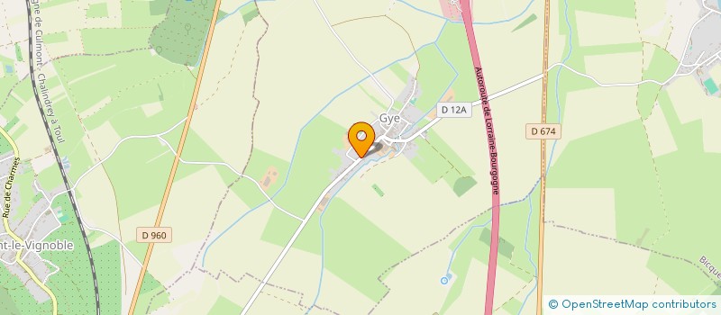 localisation de l'entreprise EARL DES GRANDES FORRIERES  GYE