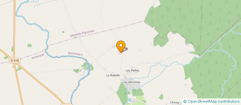 localisation de l'entreprise EARL DES GRANDS PAISSEAUX à BOMMIERS