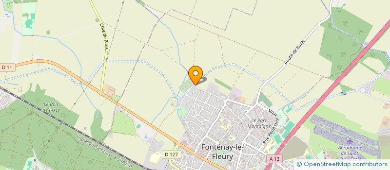 localisation de l'entreprise EARL DES GRAVIERS à FONTENAY-LE-FLEURY