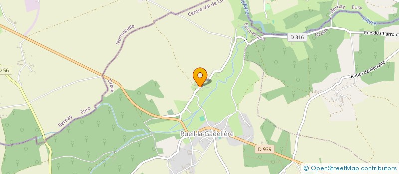 localisation de l'entreprise EARL DES GRES à RUEIL-LA-GADELIERE
