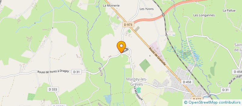 localisation de l'entreprise EARL DES GREVES à MARCEY-LES-GREVES