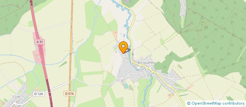 localisation de l'entreprise EARL DES GRIBAUX  BICQUELEY