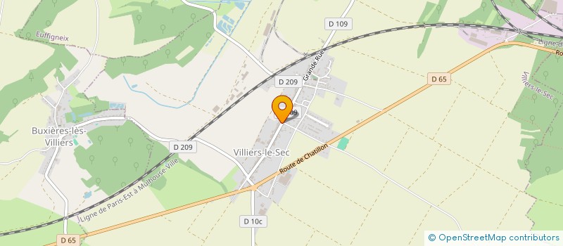 localisation de l'entreprise EARL DES GROSEILLERS à LAVILLE-AUX-BOIS