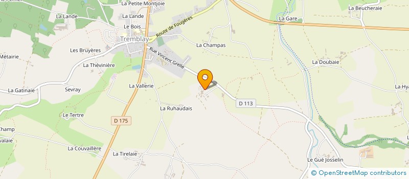 localisation de l'entreprise EARL DES HAUTES CLETTERIES à VAL-COUESNON