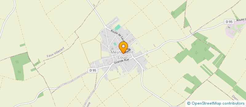 localisation de l'entreprise EARL DES HAUTS BAS à MESNIL-SAINT-LOUP