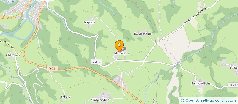 localisation de l'entreprise EARL DES HAUTS DE PONTAUMUR à PONTAUMUR