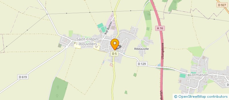 localisation de l'entreprise EARL DES HAYETTES  ST CREPIN IBOUVILLERS