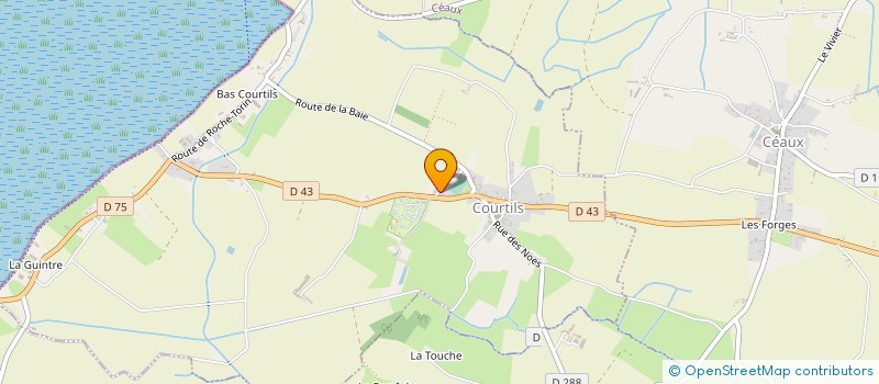 localisation de l'entreprise EARL DES HERBUS  COURTILS