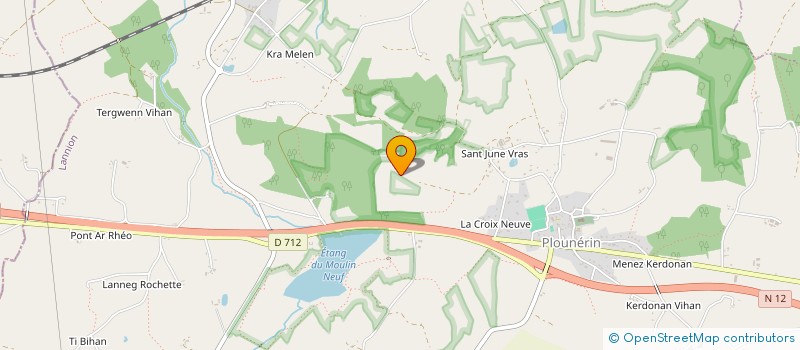 localisation de l'entreprise EARL DES HIRONDELLES à PLOUNERIN