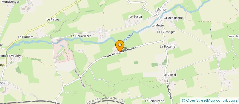 localisation de l'entreprise EARL DES HOUX à VALDALLIERE