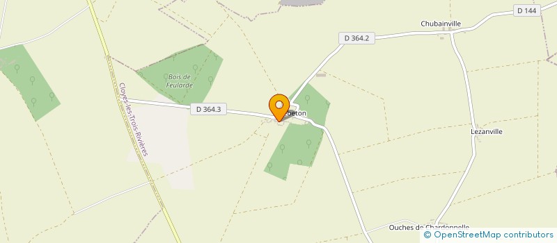 localisation de l'entreprise EARL DES HUILES BEAUCERONNES à CLOYES-LES-TROIS-RIVIERES