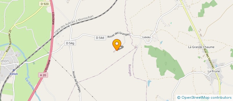 localisation de l'entreprise EARL DES JARRIGES à BADECON-LE-PIN