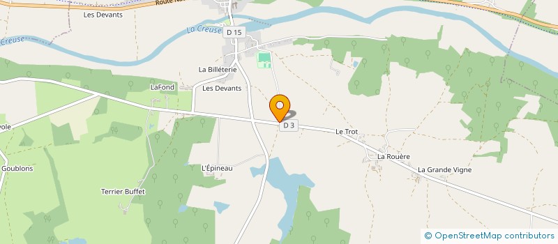 localisation de l'entreprise EARL DES JAUNELLES à RUFFEC