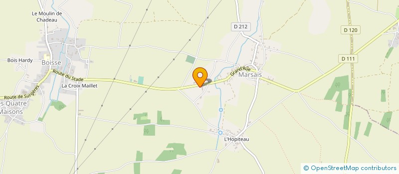 localisation de l'entreprise EARL DES JONCHERES  MARSAIS