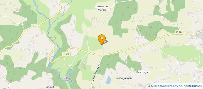localisation de l'entreprise EARL DES LANDES à BEGANNE