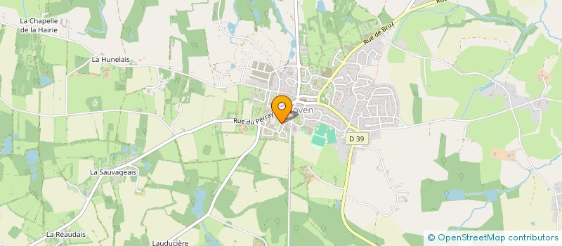 localisation de l'entreprise EARL DES LANDES  GOVEN