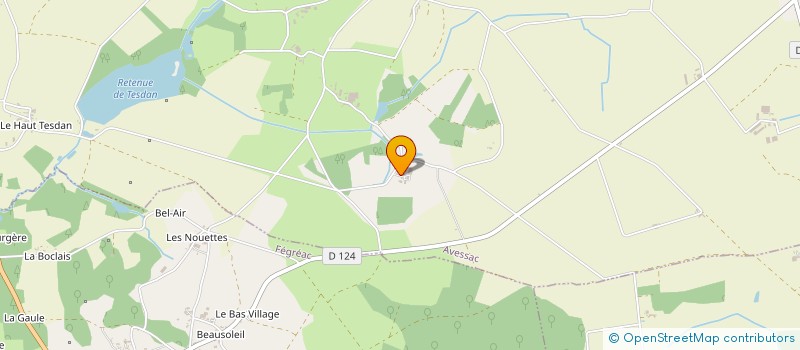 localisation de l'entreprise EARL DES LANDES à AVESSAC