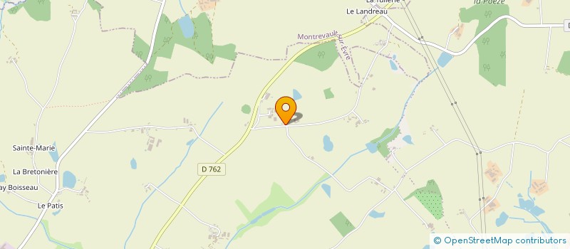 localisation de l'entreprise EARL DES LANDES à BEAUPREAU-EN-MAUGES