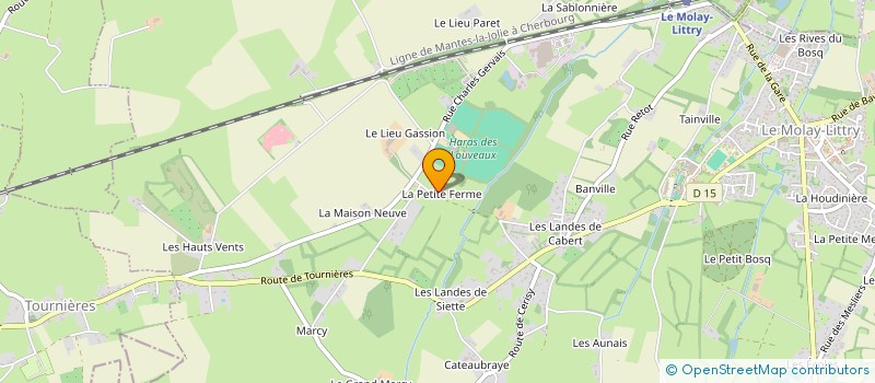localisation de l'entreprise EARL DES LANDES BOSSUES à CARTIGNY-L EPINAY