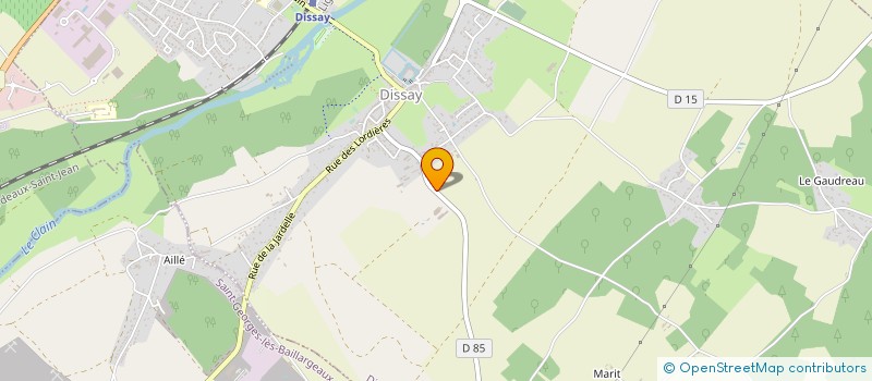 localisation de l'entreprise EARL DES LAURIERS à DISSAY