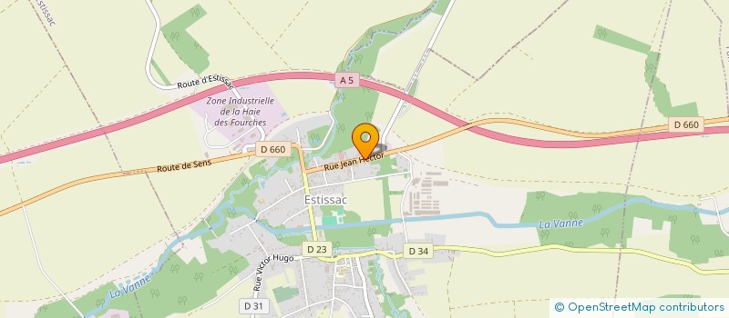 localisation de l'entreprise EARL DES LIEBAUTIN  ESTISSAC