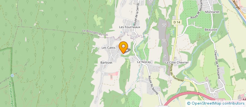 localisation de l'entreprise EARL DES LILAS à LA MOTTE SERVOLEX