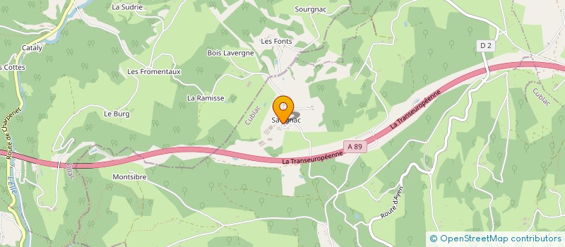 localisation de l'entreprise EARL DES LILAS  CUBLAC