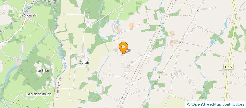localisation de l'entreprise EARL DES LILAS à FAY-DE-BRETAGNE
