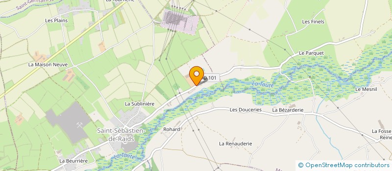 localisation de l'entreprise EARL DES LOZIERES à SAINT-SEBASTIEN-DE-RAIDS
