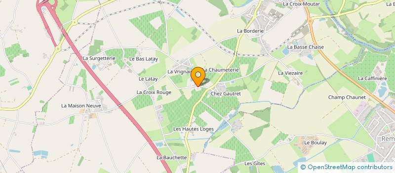 localisation de l'entreprise EARL DES LUSTEAUX à AIGREFEUILLE-SUR-MAINE