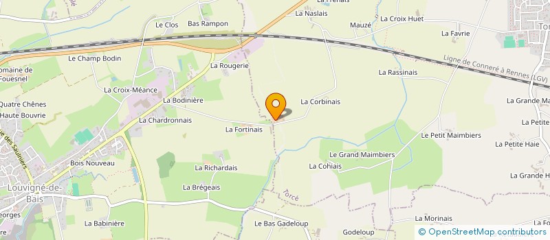 localisation de l'entreprise EARL DES LYS  TORCE
