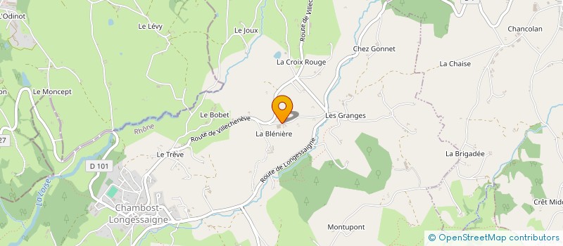 localisation de l'entreprise EARL DES LYS à CHAMBOST-LONGESSAIGNE