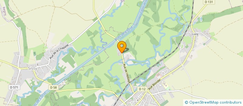 localisation de l'entreprise EARL DES MARLYS DROY TOUPET  RIBEMONT