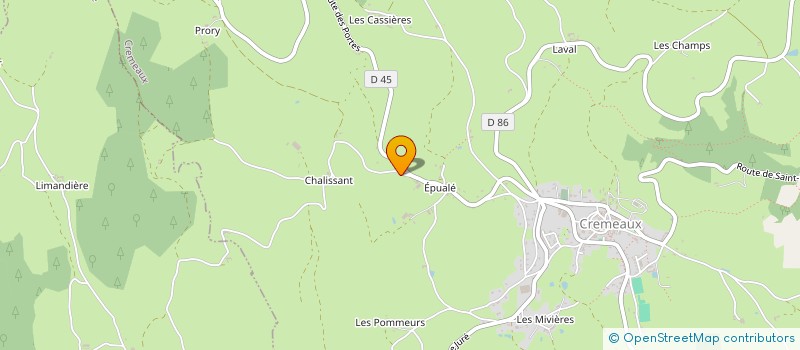 localisation de l'entreprise EARL DES MARMITONS à CREMEAUX