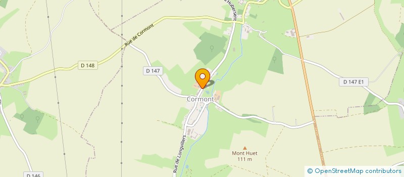 localisation de l'entreprise EARL DES MARRONIERS  CORMONT